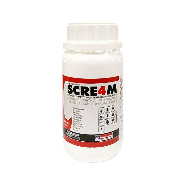 Forte Inseticida Scre4m 250ml - Controla diversas Pragas