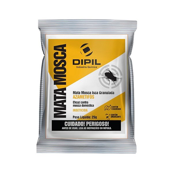 Mata Mosca Mosquito Granulado Atrativo Açucar Sachê 25g - Dipil