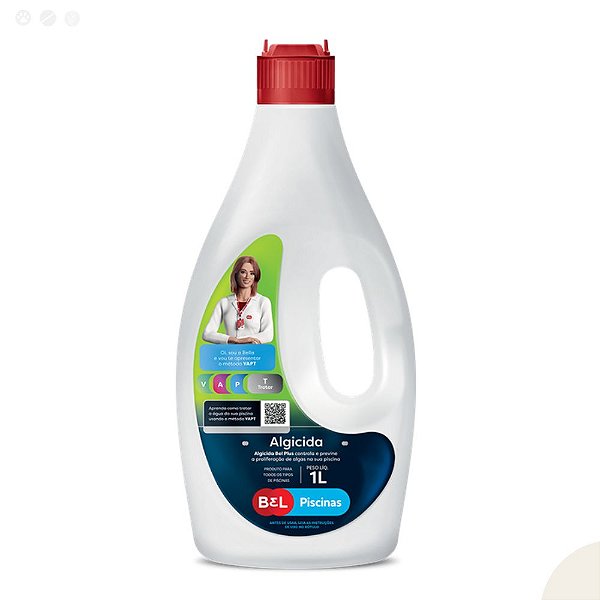 Algicida BEL Manutenção Previne Água Verde Na Piscina 1L