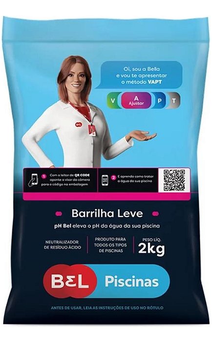 Barrilha Leve Para Piscina 2kg Busche Lepper