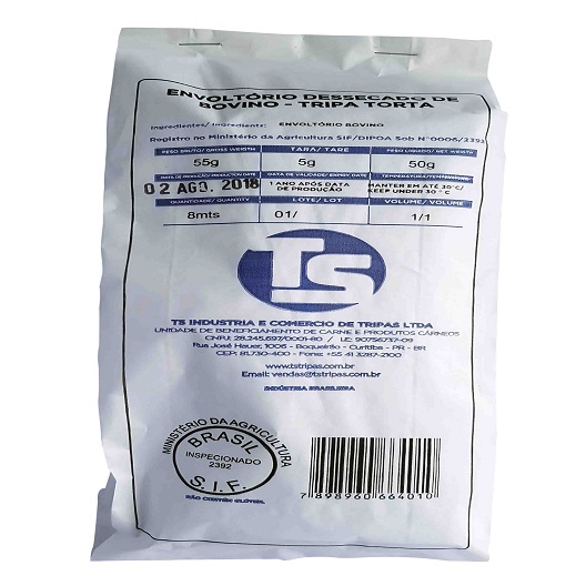 Tripa Seca Bovina 8 Metros TS