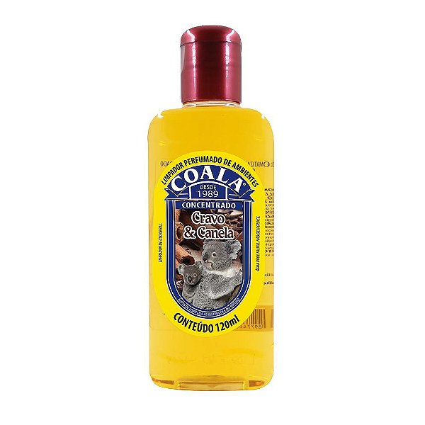 Coala Essências - Limpador Perfumado de Ambientes Cravo e Canela 120 ml