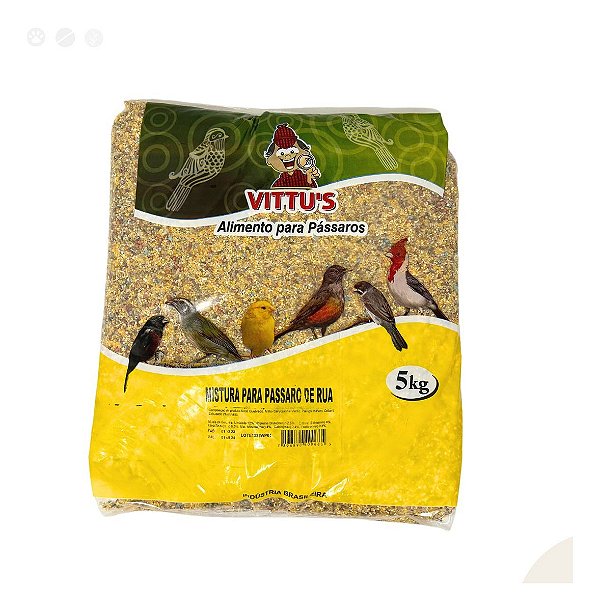 Ração Para Passarinhos De Rua 5kg Bom Preço E Qualidade