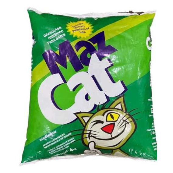 Areia Higiênica Para Gatos Maz Cat 4kg