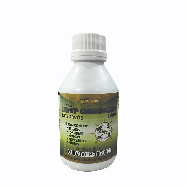 DDVP 1000 Quimiagri 100ml Diclórvos Controle de Pragas