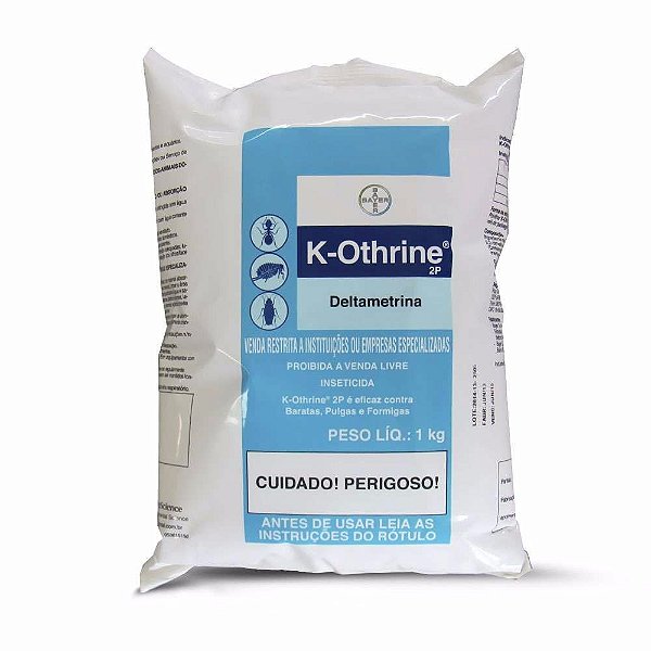K-othrine 2P 1kg - Veneno Pó Mata Barata Pulga Formiga - Envu - antiga Bayer
