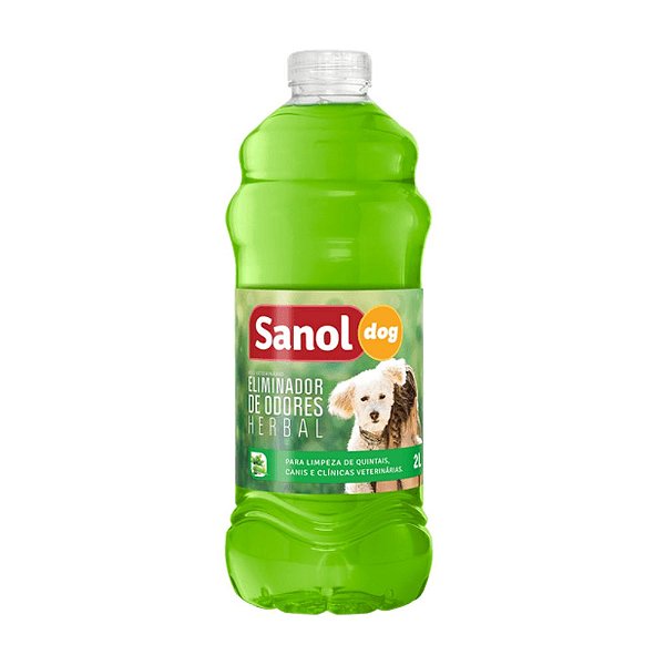 Eliminador de Odores Herbal 2L - Sanol Dog - Excelente