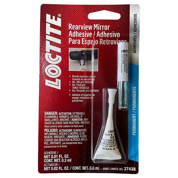 Loctite AA 3411  Kit Aplicação única Adesivo Espelho Retrovisor (Ref. 787411)