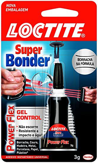 Loctite Super Bonder Gel Control 3g (Ref. 2078039) - Limpeza de Superfícies