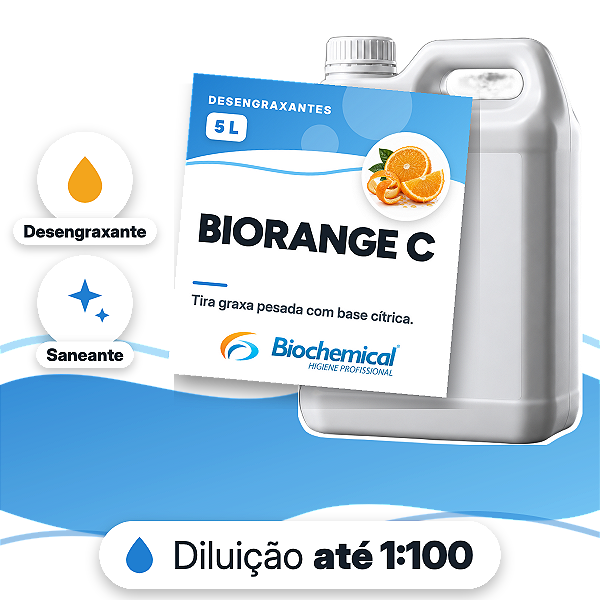 Biorange C - Desengraxante especial para uso em máquinas de Ultrassom - 05 L