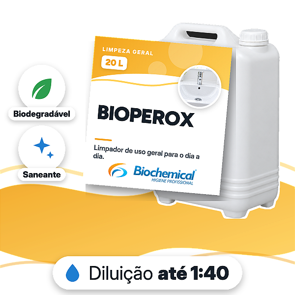 Bioperox - Limpador de uso geral a base de Peróxido de hidrogênio - 20 L