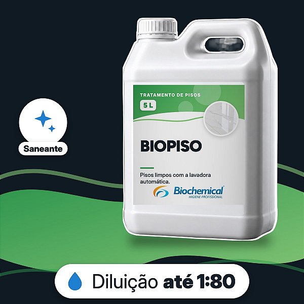 Biopiso - Detergente para pisos de baixa espumação - 05 L