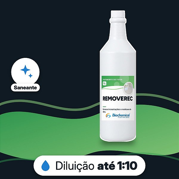 Removerec - Desincrustante para remoção de resíduos de cimento - 01 L