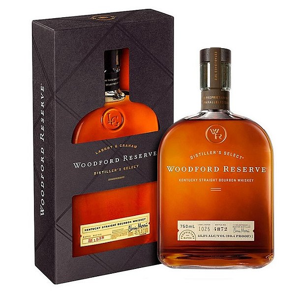 Whisky Americano Woodford Reserve Bourbon Super Premium 750ml