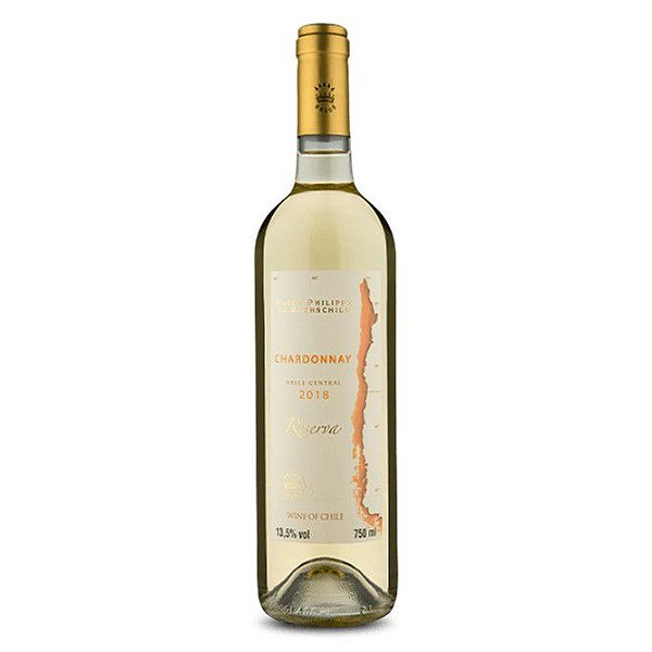 Vinho Chileno Branco Seco Baron Philippe de Rothschild Chardonnay 750ml