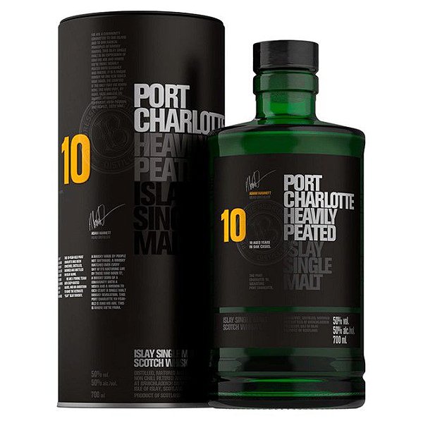 Whisky Escocês Bruichladdich Port Charlotte 10 anos 700ml