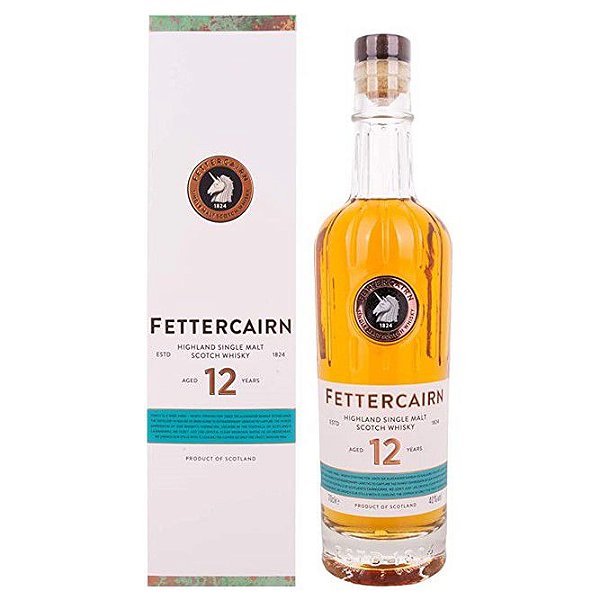 Whisky Escocês Fettercairn 12 Anos Highland Single Malt Scotch 700ml