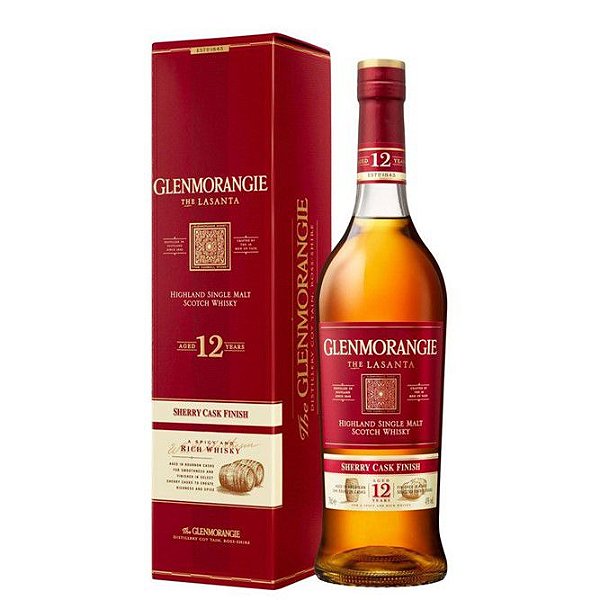 Whisky Escocês Glenmorangie The Lasanta 12 anos 750ml