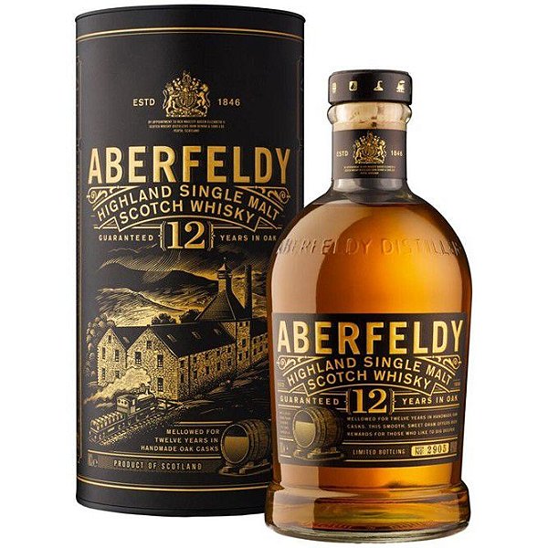 Whisky Escocês Aberfeldy 12 anos 750ml
