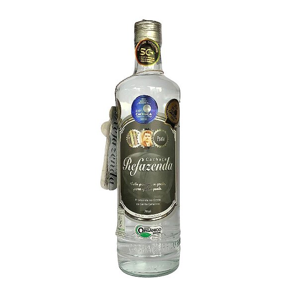 Cachaça Refazenda Orgânica Prata 700ml