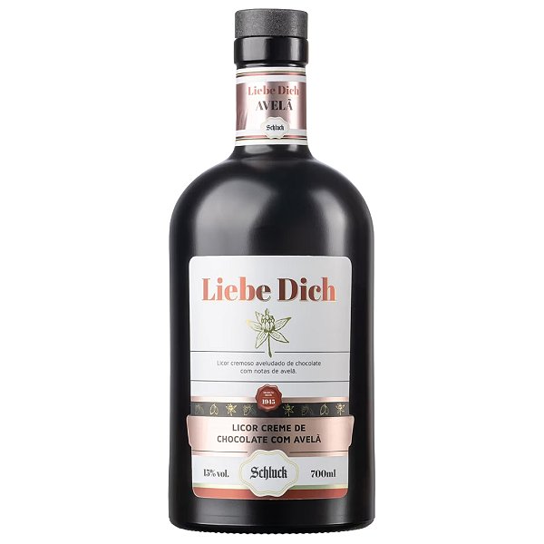 Licor Creme de Chocolate com Avelã Liebe Dich Schluck 700ml