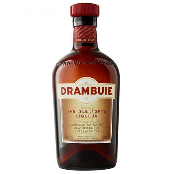 Licor Escocês de Whisky, Mel, Ervas e Especiarias Drambuie 750ml