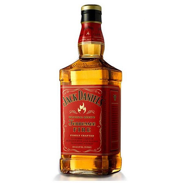 Licor Americano Whisky e Canela Jack Daniels Tennessee Fire 1 Litro