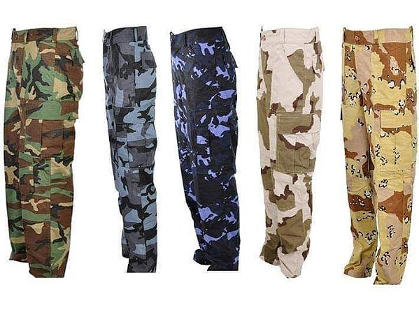 calça camuflada tatica