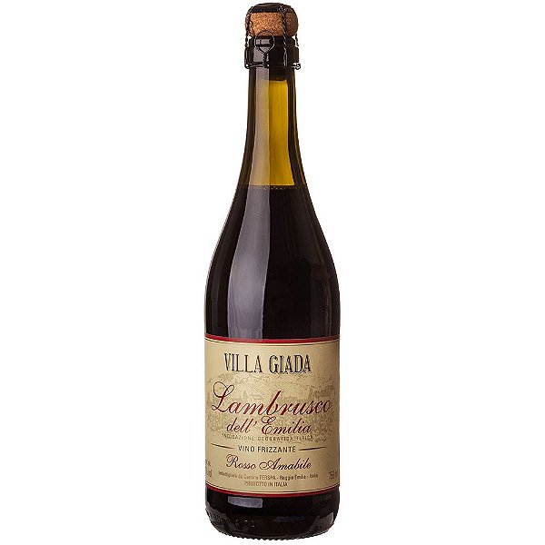 Frisante Lambrusco Villa Giada Amabile Tinto