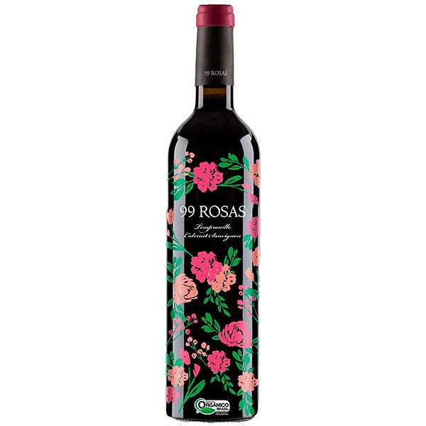 Vinho 99 Rosas Orgânico Tempranillo/Cabernet Edição Especial