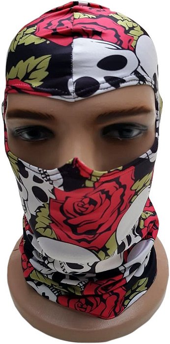 Balaclava Skull Roses