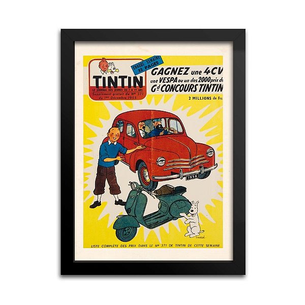 Quadro Decorativo Tintin