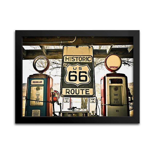 Quadro Historic US 66 Route