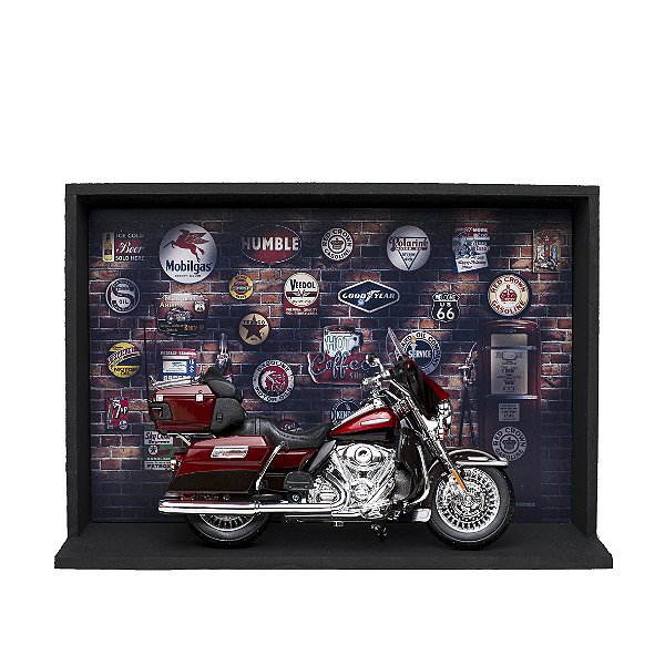 Miniatura Harley-Davidson 2013 Electra Glide Limited 1:12 Kit Expositor