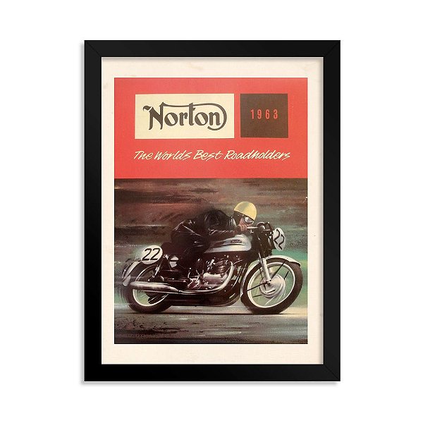 Quadro Decorativo Norton 1963