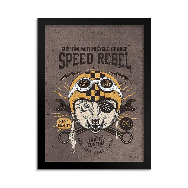 Quadro Decorativo - Speed Rebel