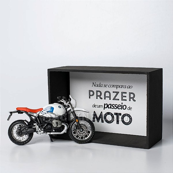 Kit Presente Miniatura Moto BMW com Expositor