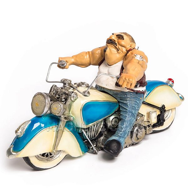 Miniatura Vintage - Motociclista Bad Boy