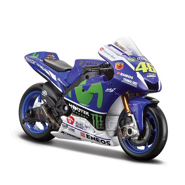 Miniatura Yamaha Movistar Moto GP 2015 - Valentino Rossi - Maisto 1:18