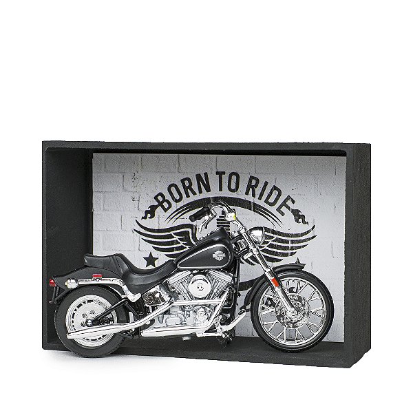 Miniatura Harley-Davidson Softail 1984 Kit Expositor