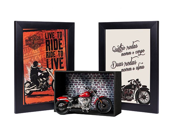 Miniatura Harley-Davidson - Kit Presente Amigo Secreto