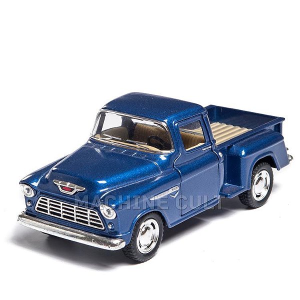 Miniatura 1955 Chevy Stepside Pick-Up 1:32 - Azul