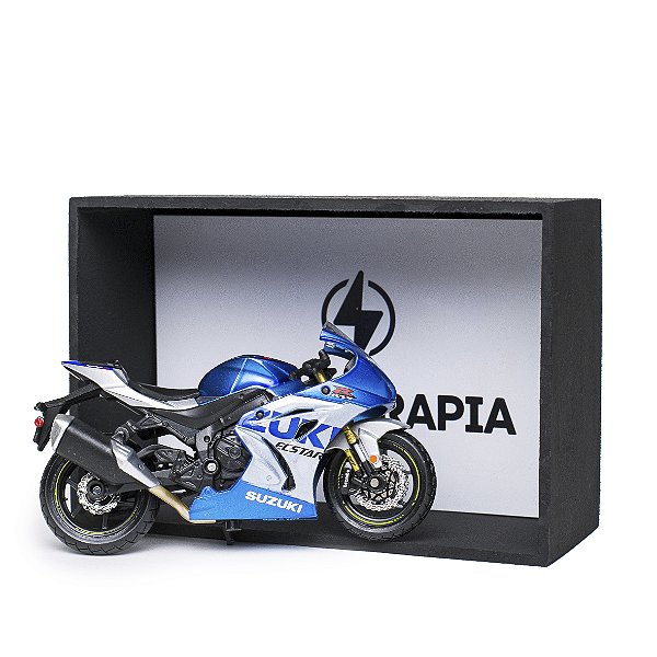 Miniatura Suzuki GSX R1000 R com Expositor