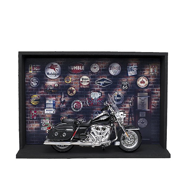 Miniatura Harley-Davidson Road King Classic 1:12 Kit Expositor