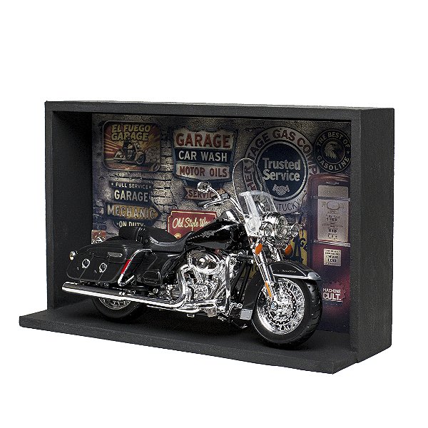 Miniatura Harley-Davidson Road King Classic 1:12 Kit Expositor