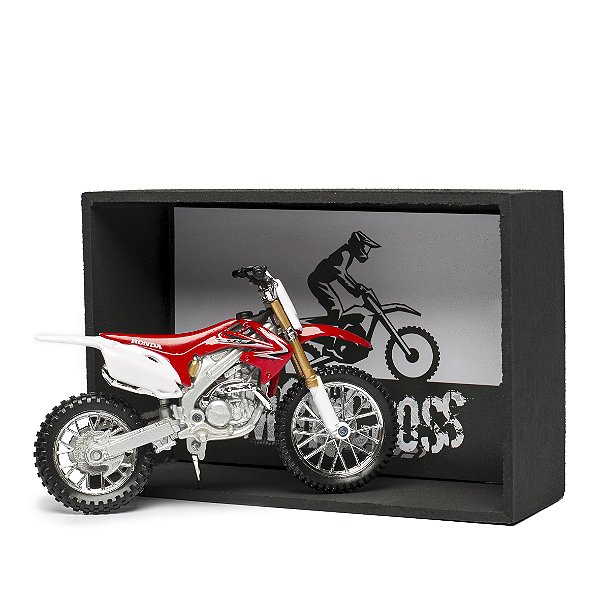 Miniatura Honda CRF450R Maisto 1:18 Kit Expositor