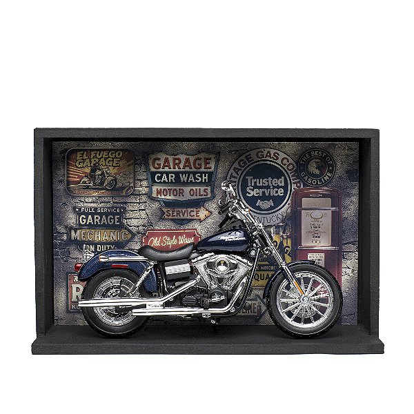 Miniatura Harley-Davidson 2006 FXDBI Dyna Street Bob - Kit Expositor