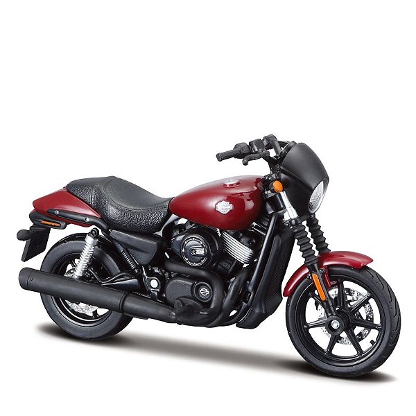 Miniatura Harley-Davidson Street 750 - Vermelha 2015 - Maisto 1:18