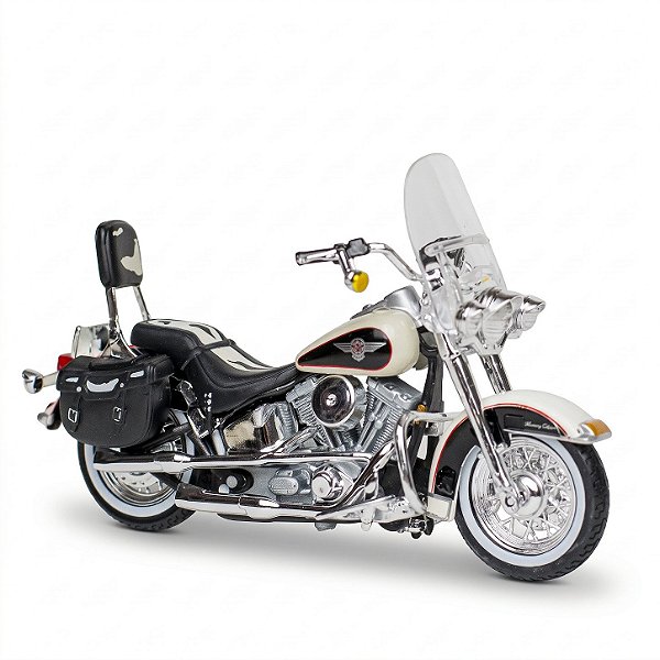 Miniatura Harley-Davidson 1993 FLSTN Heritage Softail Nostalgia - Maisto 1:18