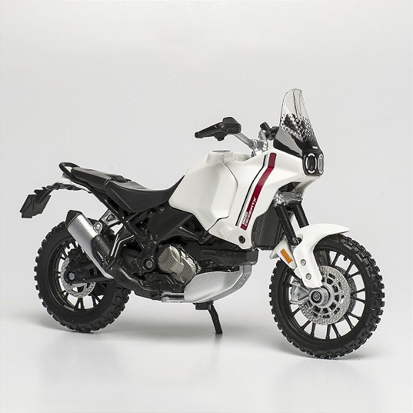 Miniatura Ducati DesertX Branca - Maisto 1:18
